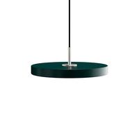 Asteria Plus Mini Pendant Forest Green/Steel