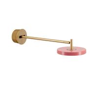 Asteria Wall Lamp Long Hardwired Shade Rose