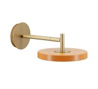 Asteria Wall Lamp Short Hardwired Shade Orange