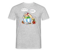 Asterix & Obelix Argument Men's T-Shirt Heather Grey