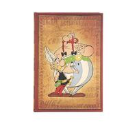 Asterix & Obelix (The Adventures of Asterix) Midi Unlined Hardback Journal (Elastic Band Closure)