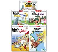 Asterix Series 1 Collection 5 Books Set (Book 1-5) (Asterix the Gaul, Asterix and the Golden Sickle, Asterix and the Goths, Asterix the Gladiator, Asterix and the Banquet)