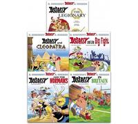 Asterix Series 2 Collection 5 Books Set (Book 6-10) (Cleopatra, the Big Fight, Asterix in Britain, the Normans, Asterix The Legionary)