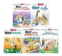 Asterix Series 8 by Jean Yves Ferri & Fabcaro 5 Books Collection Set: Book 36-40 (Asterix and Missing Scroll, Asterix and Chariot Race, Asterix and Chieftain's Daughter, Asterix and Griffin & 1 More)