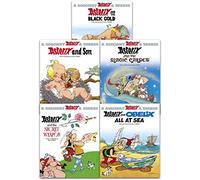 Asterix the Gaul Series 6 Collection 5 Books Set (26-30) (Asterix and the Black Gold, Asterix and Son, Asterix and the Magic Carpet, Asterix and the Secret Weapon, Asterix and Obelix All at Sea)