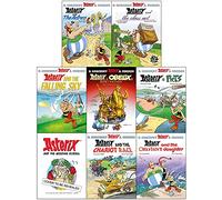 Asterix the Gaul Series 7 Collection 8 Books Set (31-38) (Asterix and the Actress, Class Act, The Falling Sky, Obelixs Birthday, The Picts, The Missing Scroll, The Chariot Race, Chieftain's Daughter)