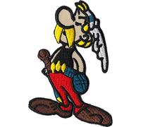 Asterix und Obelix Wickinger Vicking Gallier Comic Biker Rockabilly Aufnäher Patch