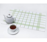 ASTEROiD, 100% Cotton Terry Tea Towel | Check Stripe Pattern Kitchen Towel | Absorbent, Strong, Quick Dry, Machine Washable | Sustainable Soft Cotton Terry Towel (PACK IN 12 PCS, GREEN)