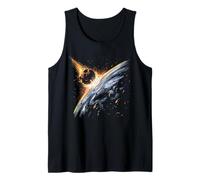Asteroid Meteorite Impact Earth Space Comet Meteors Sci-Fi Tank Top
