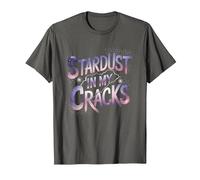 Asteroid Stardust in My Cracks T-Shirt, Men, Asphalt Grey, 5X-Large