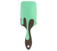 Asthetic Art Colorful cute hair brush massager Designed wet dry brush for short hair with Ergonomic handle cepillos para cabello