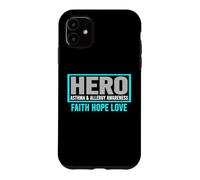 Asthma Allergy Awareness Hero - Asthma Allergy Awareness Case for iPhone 11