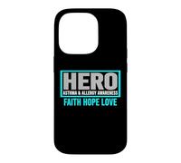 Asthma Allergy Awareness Hero - Asthma Allergy Awareness Case for iPhone 14 Pro