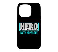 Asthma Allergy Awareness Hero - Asthma Allergy Awareness Case for iPhone 15 Pro