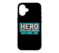 Asthma Allergy Awareness Hero - Asthma Allergy Awareness Case for iPhone 16