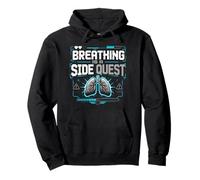 Asthma Asthmatic Breathing Is A Side Quest Pullover Hoodie