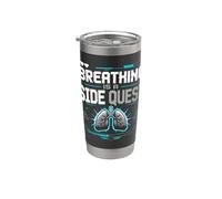 Asthma Asthmatic Breathing is A Side Quest Stainless Steel Insulated Tumbler