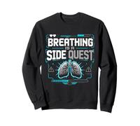 Asthma Asthmatic Breathing Is A Side Quest Sweatshirt