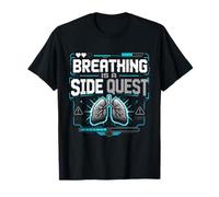 Asthma Asthmatic Breathing is A Side Quest T-Shirt
