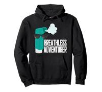 Asthma Asthmatic Breathless Adventurer Pullover Hoodie