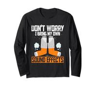 Asthma Asthmatic I Bring My Own Sound Effects Long Sleeve T-Shirt