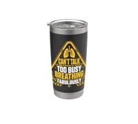 Asthma Asthmatic Too Busy Breathing Stainless Steel Insulated Tumbler