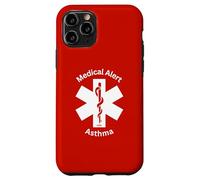 Asthma Medical Alert (RED) Case for iPhone 11 Pro