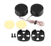 Astibym Car Speaker Tweeter 500W 35mm 98dB Black Pair Pack | Plastic Housing, Automobile Audio Use, Compact Mounting, 4 Ohm Impedance, General Vehicle Fit, Pair Covers