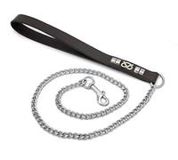 Astile Equestrian Staffy Knot Chain Dog Lead 34 inches Long for Small medium and Large breeds