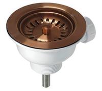 Astini 90mm Basket Strainer Waste With Extended 55mm Bolt For Sinks (Fits Up To 32mm) - Plastic & Stainless Steel
