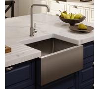 Astini Belfast 600 1.0 Bowl Brushed Stainless Steel Kitchen Sink & Waste