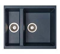 Astini Dante 1.5 Bowl Granite Blue Undermount Kitchen Sink & Waste