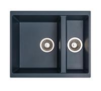 Astini Dante 1.5 Bowl Granite Blue Undermount Kitchen Sink & Waste