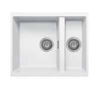 Astini Dante 1.5 Bowl Granite Reversible Undermount Kitchen Sink & Waste-White