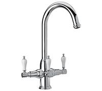 Astini Kelda Chrome 3 Way Ambient & Water Filter Kitchen Sink Mixer Tap