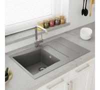 Astini Xeron 1.0 Bowl Smc Synthetic Reversible Kitchen Sink With Tap & 90mm Waste