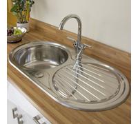 Astini Zerox 1.0 Bowl Brushed Stainless Steel Kitchen Sink & Waste