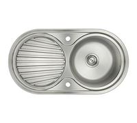 Astini Zerox 1.0 Bowl Brushed Stainless Steel Kitchen Sink & Waste AS5317