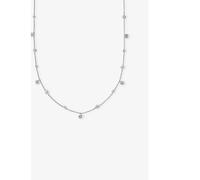 Astley Clarke Womens Astley Clarke Polaris North Star Station Sterling Silver and White Sapphire Necklace 925 Sterling Silver 1 Size