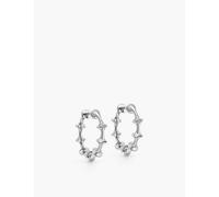 Astley Clarke Womens Sterling Silver Luna Light Medium Sterling-silver Hoop Earrings 1 Size