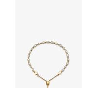 Astley Clarke Womens White Pearl Kula 18ct Gold-plated Vermeil Silver and Freshwater Bracelet 1 Size