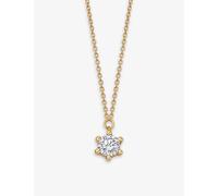 Astley Clarke Womens Yellow Gold Intestellar 14ct Yellow-gold and 0.25ct Brilliant-cut Diamond Pendant Necklace 1 Size