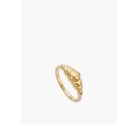 Astley Clarke Womens Yellow Gold Vermeil Aurora Bold 18ct Gold-plated Sterling-silver Ring O