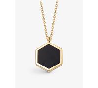 Astley Clarke Womens Yellow Gold Vermeil Deco 18ct Gold-plated Sterling Silver and Spinel Necklace