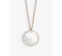 Astley Clarke Womens Yellow Gold Vermeil Stilla 18ct Gold-plated Sterling-silver and Mother of Pearl Locket-pendant Necklace