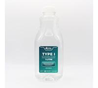 ASTM Type 1 Ultra-Pure Lab Grade Deionised Water | 1L - Sterile Gamma Irradiated Bottle | Ideal for Microbiology, Academic, and Research Applications (Type I ASTM D1193-06) | Fluid Ultra