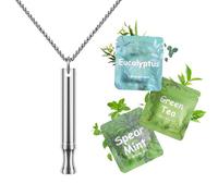 ASTOFLI Anxiety Breathing Necklace with Resistance : Breath Free Flavoured Filter Stop Anxiety Relief for Adults Breathlace Air Breathe Resistance Breathing Necklace with Filters Stress Relief Gifts