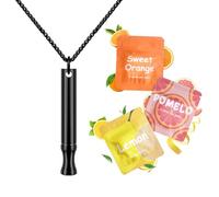 ASTOFLI Anxiety Breathing Necklace with Resistance : Breath Free Flavoured Filter Stop Anxiety Relief for Adults Breathlace Air Breathe Resistance Breathing Necklace with Filters Stress Relief Gifts