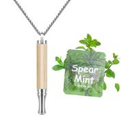 ASTOFLI Anxiety Breathing Necklace with Resistance - Quit Breathlace Filter for Adults, Single Flavoured Pack Breathe Free Device for Stress Relief, Flavour Filter Help Stop Stress Gift