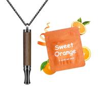 ASTOFLI Anxiety Breathing Necklace with Resistance - Quit Breathlace Filter for Adults, Single Flavoured Pack Breathe Free Device for Stress Relief, Flavour Filter Help Stop Stress Gift